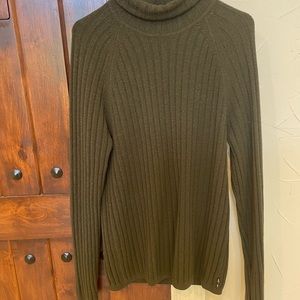 Armani Exchange A/X olive green sweater